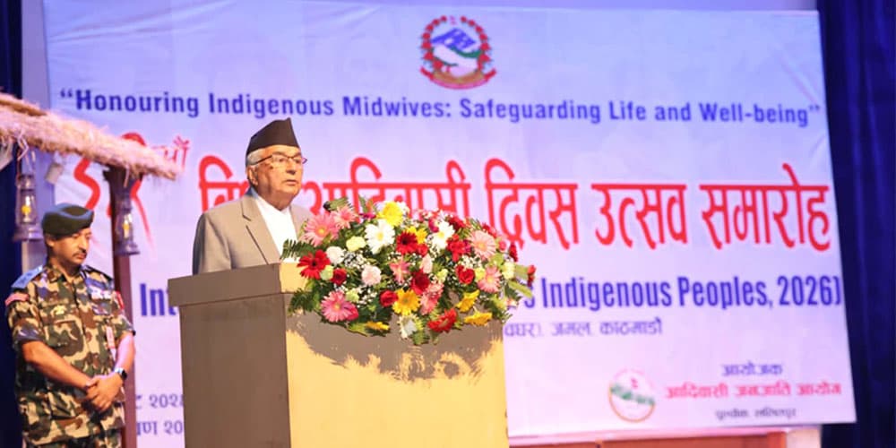 आदिवासी जनजातिको अर्थपूर्ण सहभागिता राज्यको दायित्व : राष्ट्रपति पौडेल - Image 1