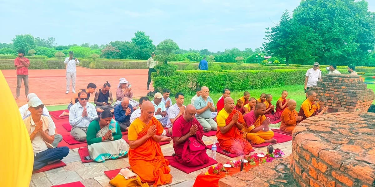 लुम्बिनीमा साम्प्रदायिक सद्भाव र शान्तिको कामना गर्दै शान्ति प्रार्थना - Image 1