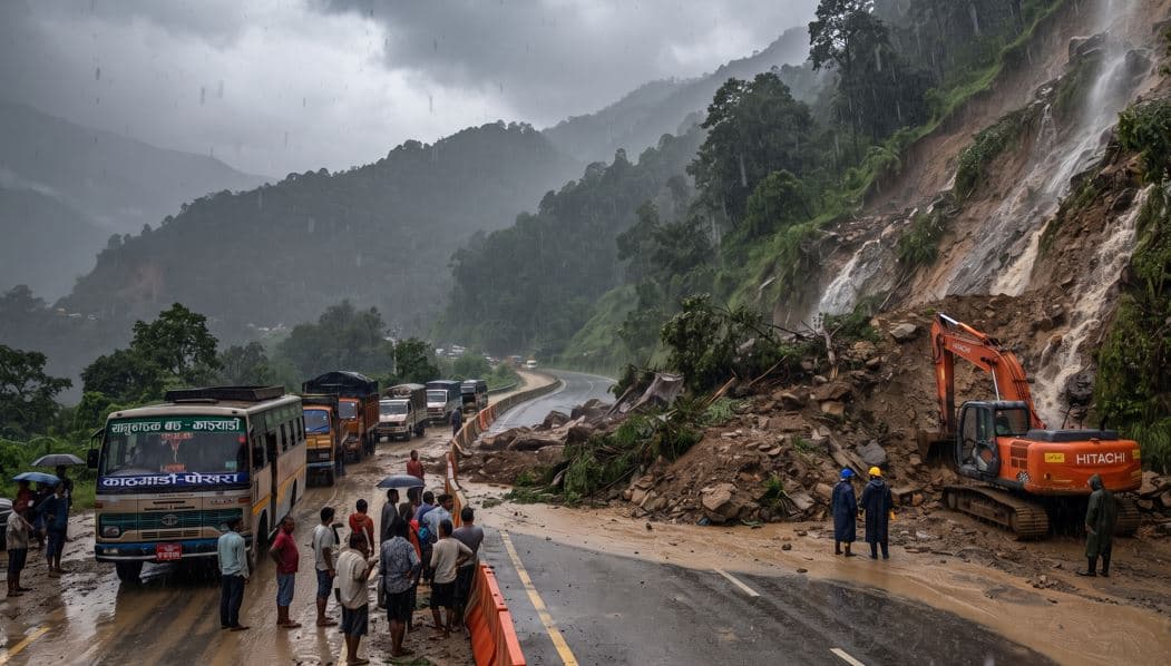 वर्षाका कारण विभिन्न राजमार्ग तथा सडकखण्ड अवरुद्ध - Image 1