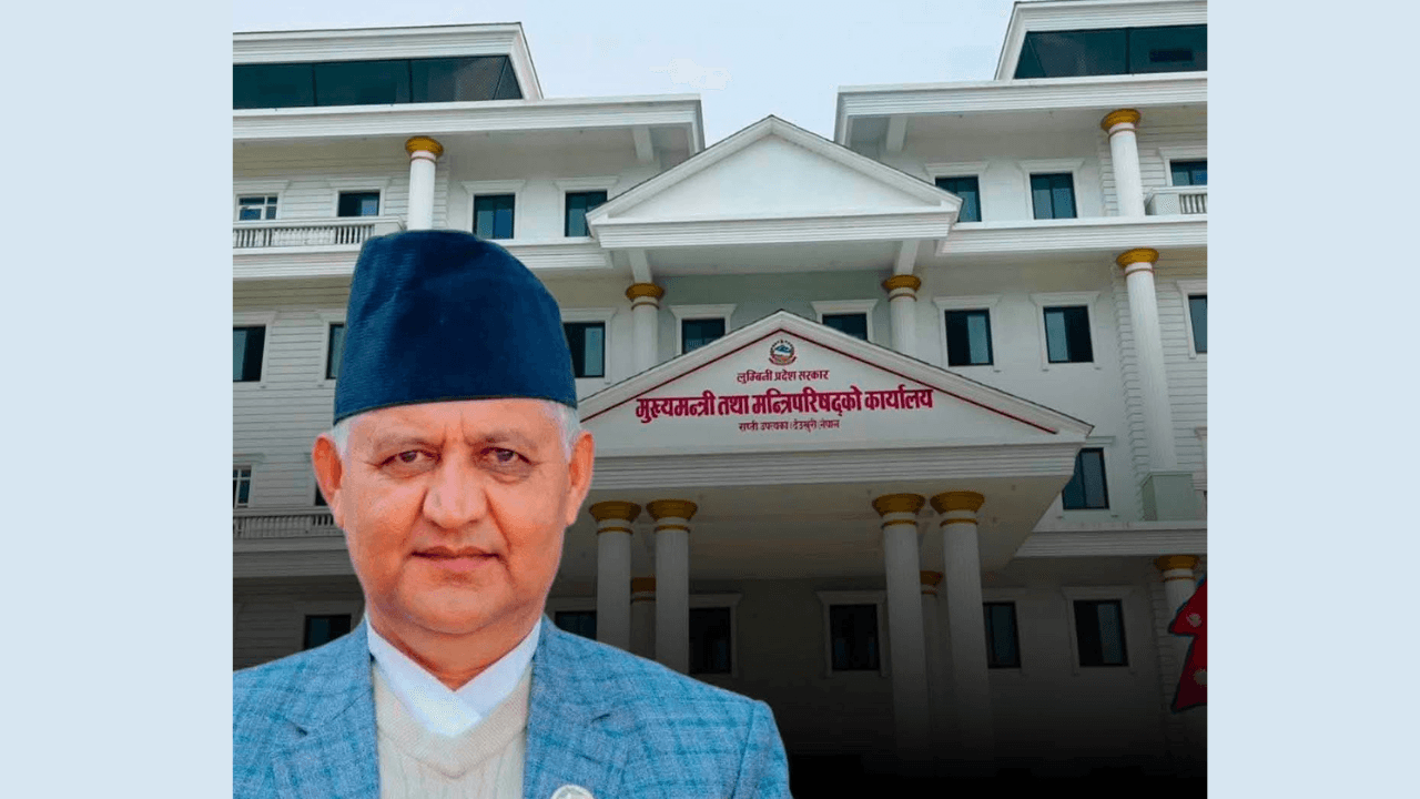 लुम्बिनीका मुख्यमन्त्री आचार्यले भदौ १ गते विश्वासको मत लिने - Image 1