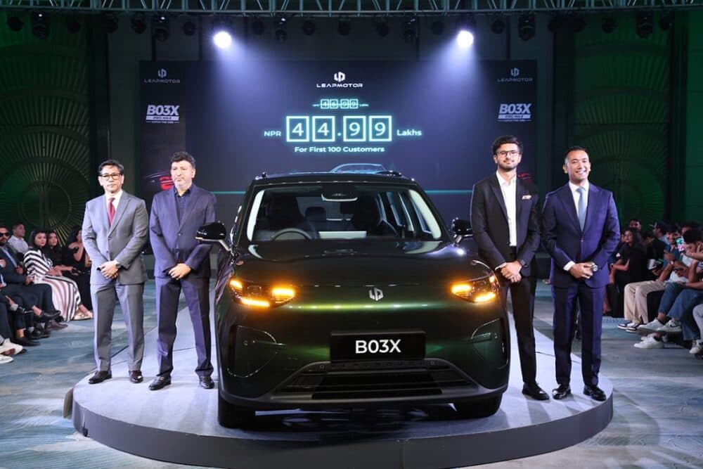 लिपमोटरको प्रिमियम इलेक्ट्रिक एसयूभी ‘B03X प्रो म्याक्स’ नेपालमा सार्वजनिक - Image 1
